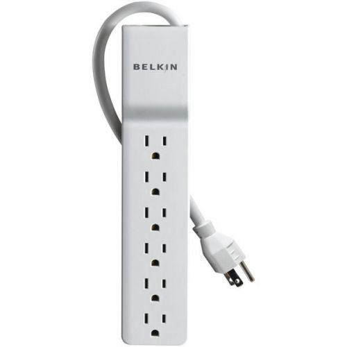 Belkin BE106000-04 6-Outlet Home/Office Surge Protector - 4ft Cord
