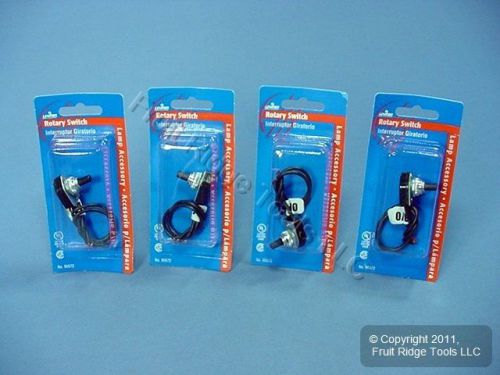 4 leviton rotary on/off appliance switches 6a 125v 3a 250v 90572 for sale