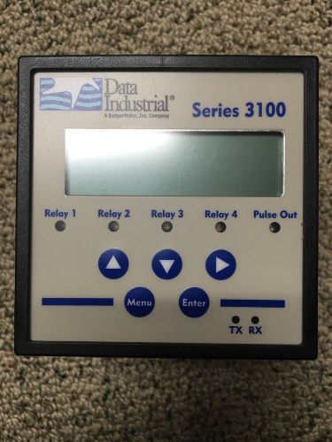 Data industrial badger meter 3100 - gpm flow meter and totalizer for sale