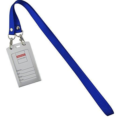 Cmxsevenday b0135 aluminium alloy id credit card holder, with nylon neck for sale