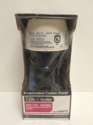 NOS! LITTLE GIANT EVAPORATIVE COOLER PUMP CP2-115 115V