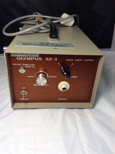 Olympus ILK-3 light source