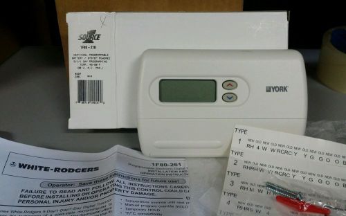 New WHITE RODGERS YORK 1F80-218 1f80-261 PROGRAMMABLE THERMOSTAT NIB!