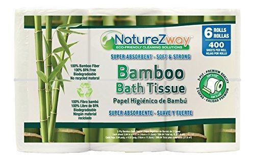 Naturezway bamboo toilet paper, 48 rolls/400 sheets for sale