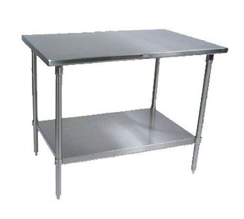 John Boos ST6-2496SSK Work Table - 96&#034; 96&#034;W x 24&#034;D stainless steel