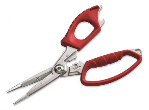 Buck 30RDSB Splizzors Red Molded Handle 8.5&#034; Overall