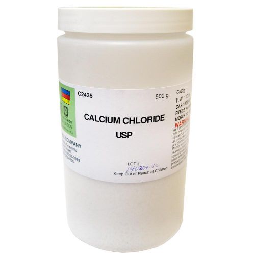 NC-11829 Calcium Chloride, USP Grade,500g, food preservative, pickling, cucumber