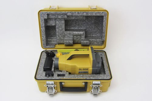 Topcon DL 502 Digital Auto Level Unit w/ Case, 32X Magnification, 328&#039; Range