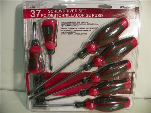 NEW 37 pc Screwdriver set  by iWork  Olympia Tools Free Shipping