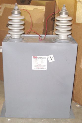 1 &#034;NWL CAPACITORS&#034;  2.450 MFD 40 KVDC HIGH VOLTAGE CAPACITOR Broadcast Or Tesla