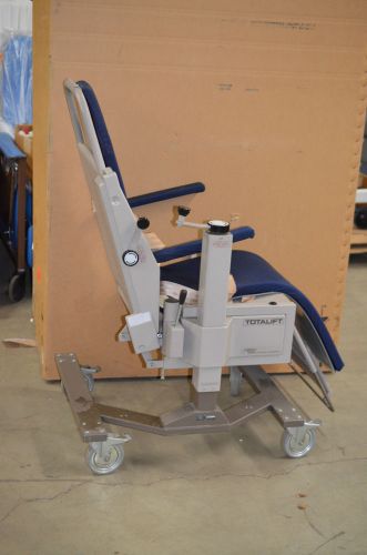 Totalift chair 550 transfer treatment chair WY&#039;East Medical blue max weight 250