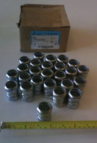 (25) 3/4&#034; crouse-hinds 661s compression type coupling for thinwall emt conduit. for sale