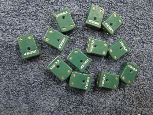 Omega R/S Female Inline Thermocouple Plugs  Lot of 12  inv D1181
