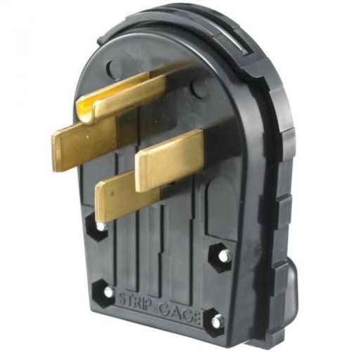 Angle Plug  Black HUBBELL ELECTRICAL PRODUCTS Wire Connectors RR335P