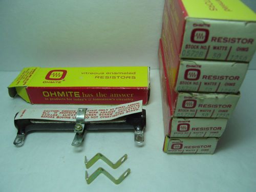 (1) Pcs New Old Stock OHMITE Dividohm Adjustable Power Resistor 1250 Ohm 50Watt