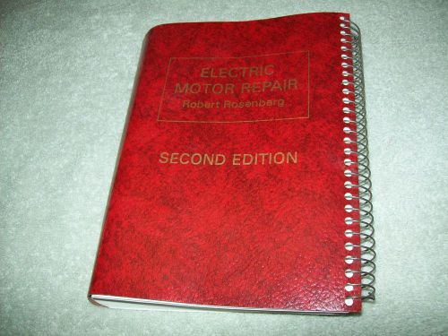 1970 ELECTRIC MOTOR REPAIR 2ND ED ILLUSTRATIONS TEXT QUESTIONS SEMICONDUCTOR