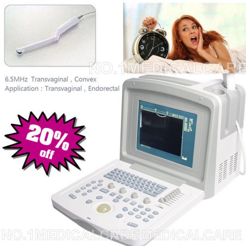 CE Portable Digital Ultrosund Diagnostic Scanner CMS600B-3 with tranvaginal prob