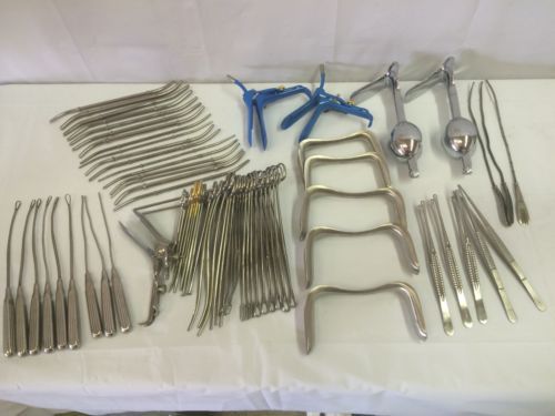 OB / GYN Surgical Instrument Set Lot of 70