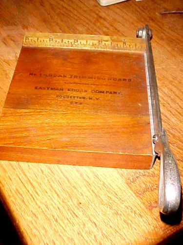 Vintage No.1 KODAK Trimming Board    Small Photo or  Cutter/Trimmer  Excellent!!