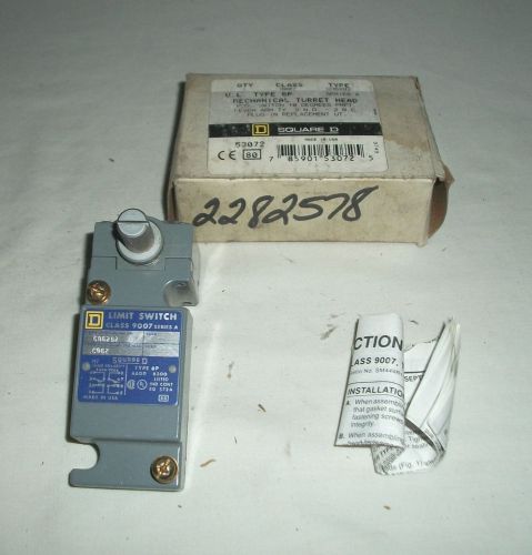 CO62B2 SQUARE D CLASS 9007 Type 6P MECHANICAL TURRET HEAD POSITION SWITCH C062B2