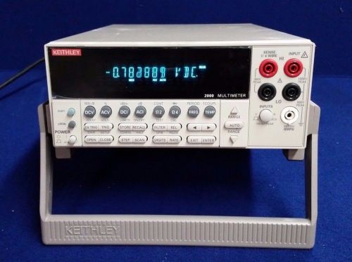 Keithley 2000 6.5 Digit Multimeter Bench with Rest Arm