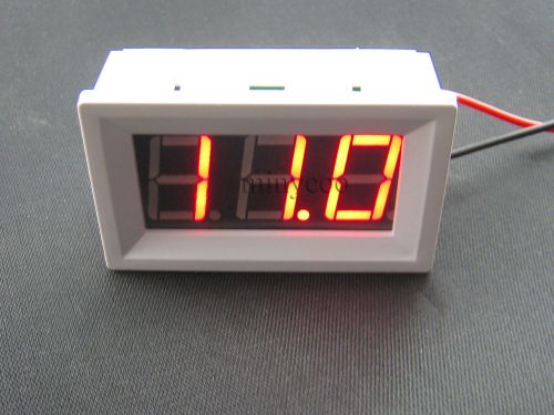 2.5-30v red led dc digital voltmeter volt panel meter voltage monitor gauge test for sale