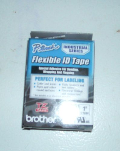 BROTHER/PTOUCH FLEXIBLE ID TAPE TZ-FX251/ BLACK/1&#034;(24MM)PERFECT FOR LABELING