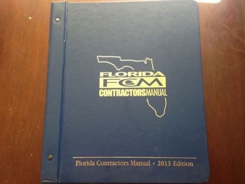Florida Construction Manual 2013