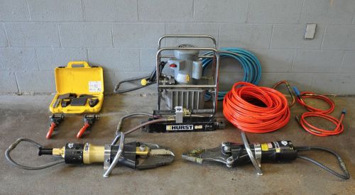 HURST Jaws of Life Hydraulic Rescue System Complete with Power Unit