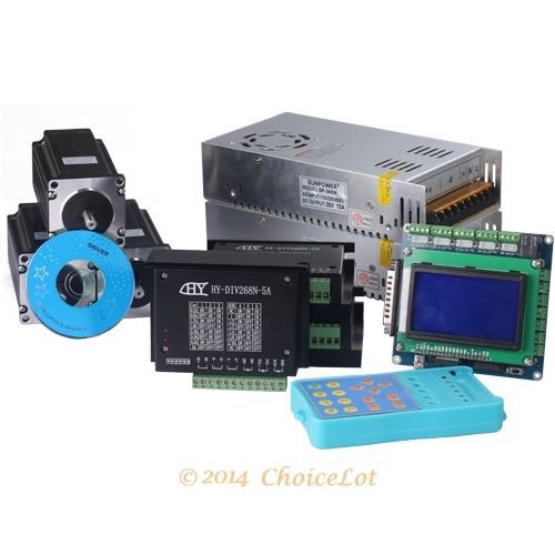 Cnc kit 3 axis upgraded 3g breakout board tb6600hg controller 3nm nema23 motor for sale