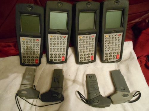 4 symbol pdt6800-nos64000 scanners &amp; batteries for sale