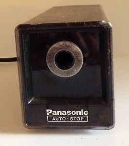 Vintage Retro Panasonic Auto-Stop KP-77 Electric Pencil Sharpener Japan