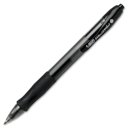 Bic Velocity Gel Retractable Pen - Medium Pen Point Type - 0.7 Mm Pen Point Size