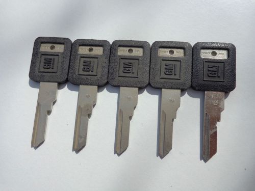 5 UnCut GM E Ignition Keys With Knockout In Place Chevrolet