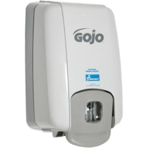 Skilcraft gojo hand soap dispenser - manual - 67.6 fl oz [2 l] - white, gray for sale