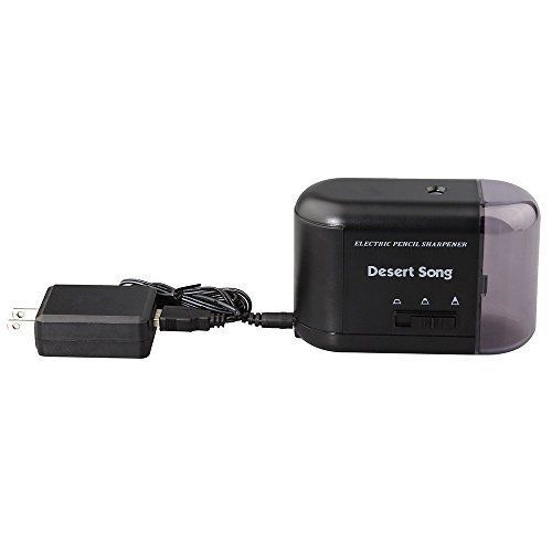 New desert song electric pencil sharpener powered by ac adapter or batteries for sale