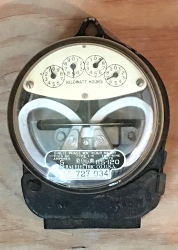 Antique/Vintage General Electric I-16 Watt Hour Meter #10