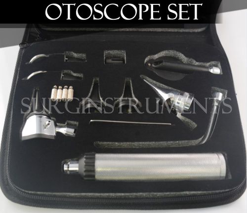 NEW Professional OPHTHALMOSCOPE / OTOSCOPE Set ENT Surgical Instruments +4 BULB