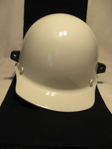 MSA FIBERGLASS HARD HAT W/SUSPENSION-Ironworker-Vtg NEW