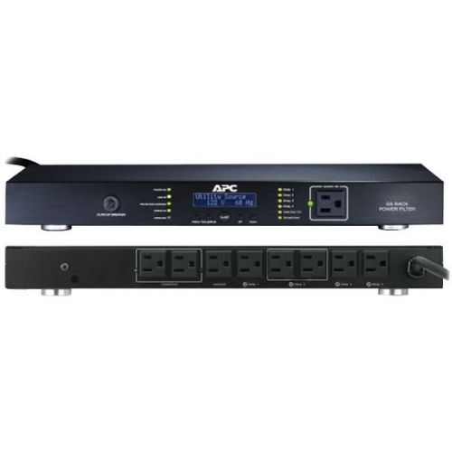 APC G5BLK G-Type 15-Amp Rack-Mountable Power Conditioner w/9 Outlets