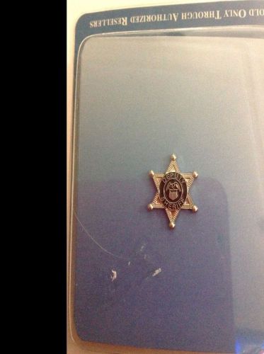 New Hero&#039;s Pride Silver &#034;Deputy Sheriff&#034; Tie Tack Lapel Pin