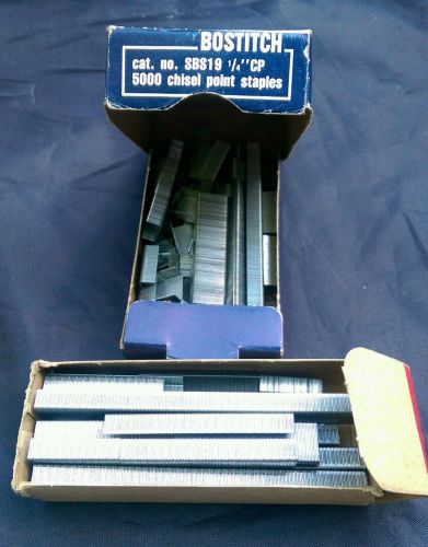 Lot of Staples Bostitch and Vintage Swingline Partially full Boxes