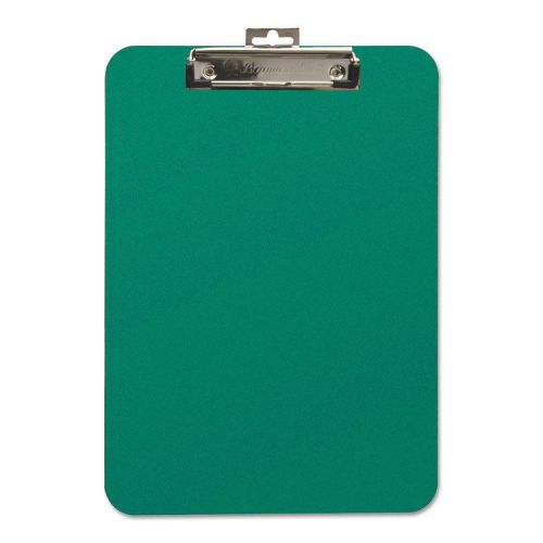 Unbreakable Recycled Clipboard, 1/4 Capacity, 8 1/2 x 11, Green