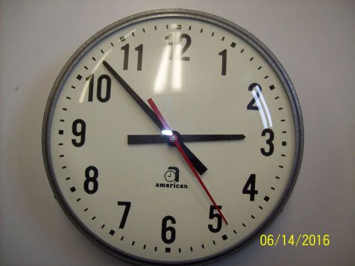 American Time &amp; Signal Industrial Wall Mount Clock