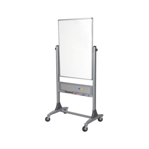 Mobile Reversible White Boards, 48x30 Magnetic Porcelain Steel, NEW FREE SHIP PA