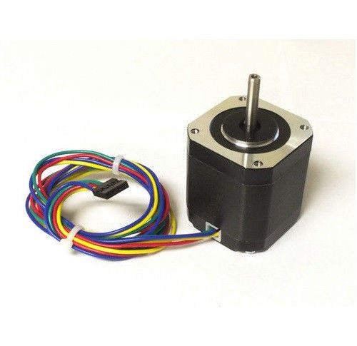 Nema17 stepper motor (kl17h247-168-4b) (1/4&#034; dual shaft with a flat) 62 oz in. for sale
