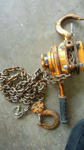 Harrington chain hoist 1 ton for sale