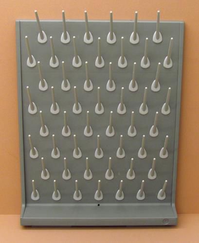 Seoh drying laboratory rack pp 52 removable pegs for sale