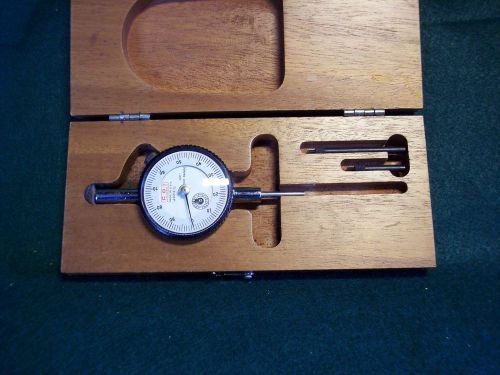 CDI Chicago Drop Dial Indicator w/ 2 Extensions. 1.0&#034; Travel. .001&#034; Grad.