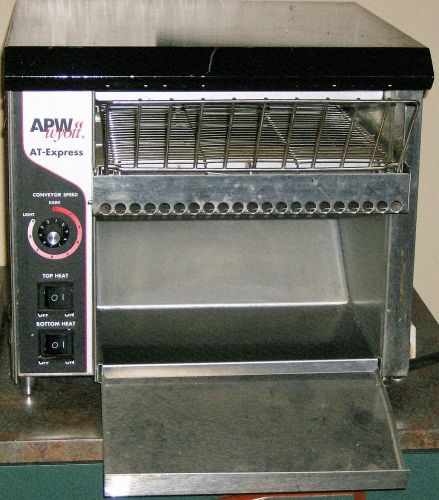 APW WYOTT at EXPRESS COMMERCIAL CONVEYOR TOASTER 10 &#034; STAINLESS STEEL PRO